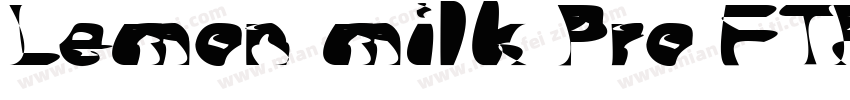 Lemon milk Pro FTR B字体转换